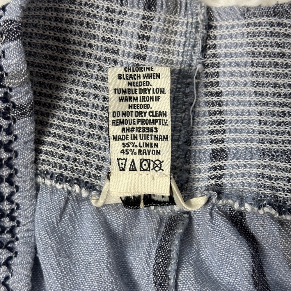 Gray Striped Wide Leg Pants - Picture 5 of 8